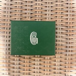Goyard Yellow Card Holder with Green Box
